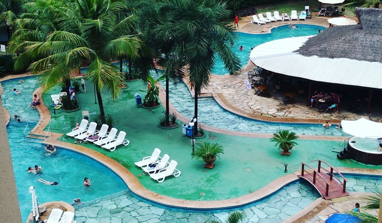 Aguas quentes do Nóbile Resort Thermas de Olimpia 