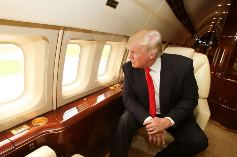 donald-trump-inside-his-private-jet