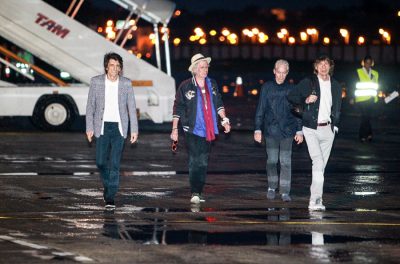 Rolling Stones desembarca no Rio de Janeiro