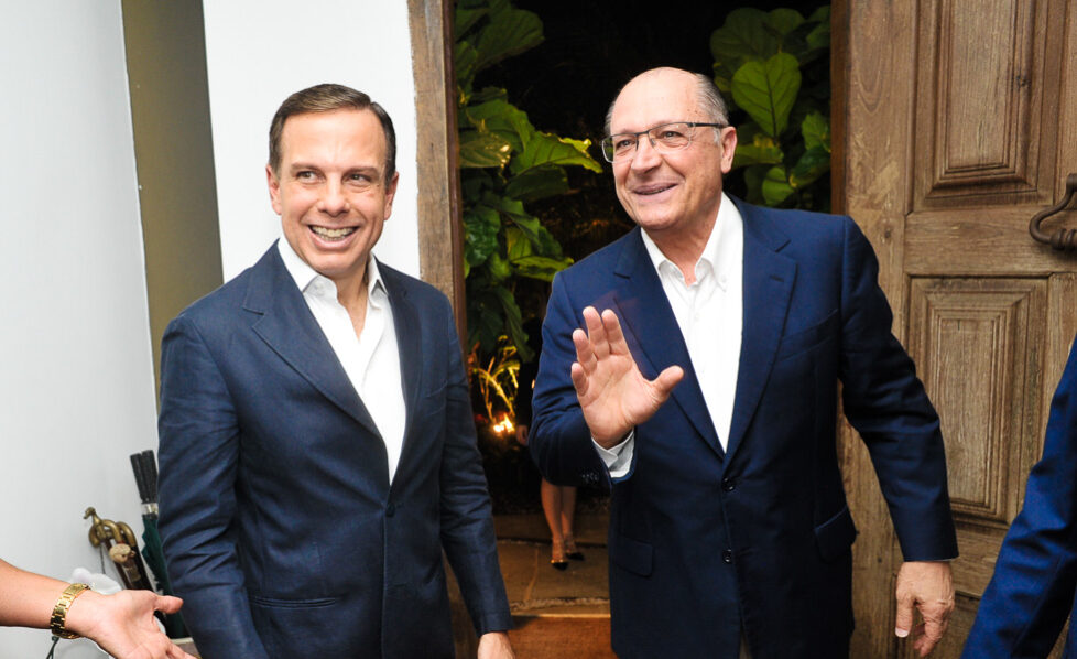 João Doria Jr. e Geraldo Alckmin